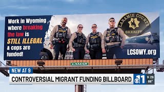 'Work in Wyoming where breaking the law is STILL ILLEGAL,' new billboard reads in Colorado