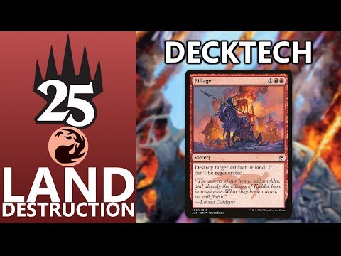 Possibly Pauper Playable? - Mono Red Land Destruction [Deck Tech]