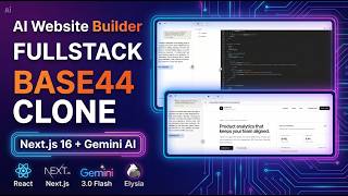 Build a FullStack SAAS AI App Builder | Next.js 16, Inngest, E2B, Elysia | Lovable/Base44/Bolt clone