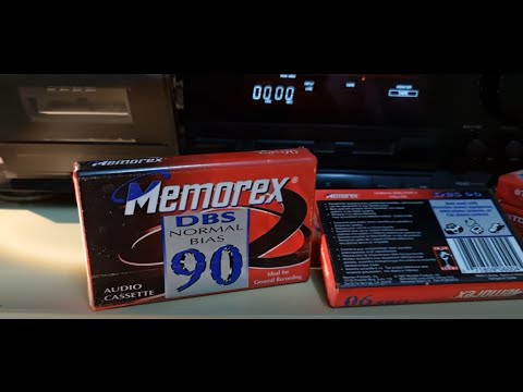 Memorex DBS 90 Audio cassette - Made in Korea in 1997
