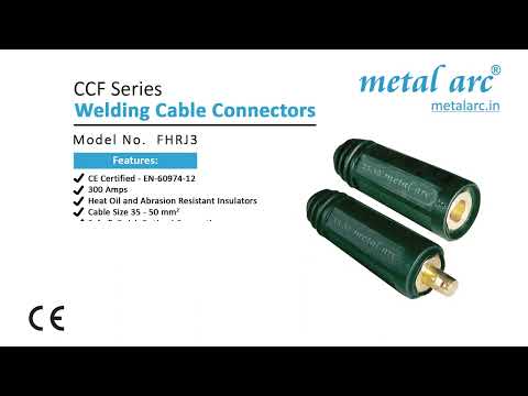 Female Welding Cable Connector CCF Series - FHRJ3F 300 Amps