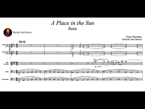 Franz Waxman  - "A Place in the Sun" Suite (1963)