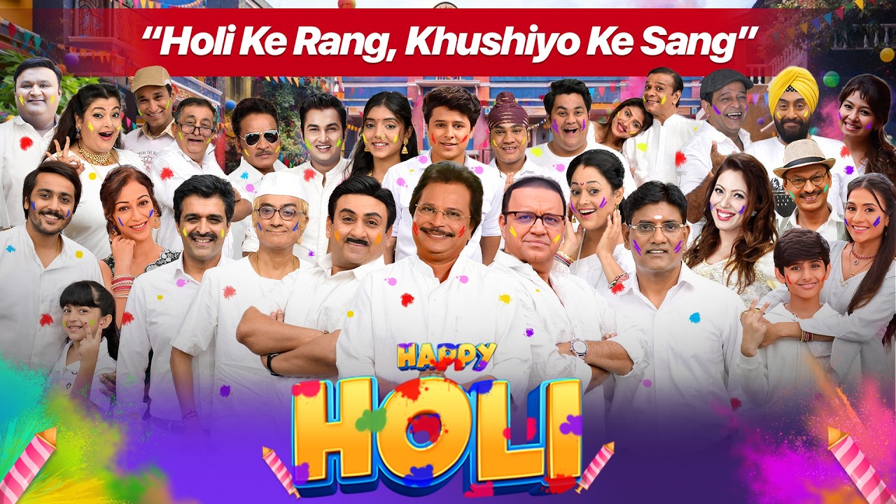 "A Small Smile Can Add Color to Life" - Happy Holi | Taarak Mehta Ka Ooltah Chashmah | Holi Special