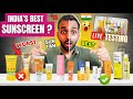 Don T Buy SUNSCREEN Before Watching This Best SUNSCREEN For Oily Skin LIVE Testing