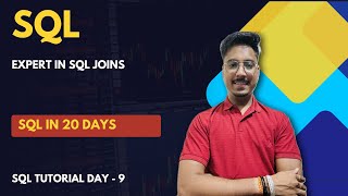 Learn SQL joins  in one video | SQL tutorial in hindi - day 9