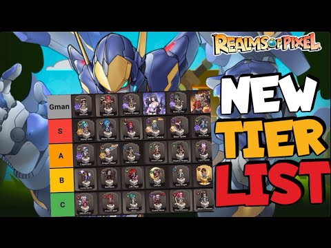 *NEW* UPDATED TIER LIST, BUILD THE BEST HEROES!! REALMS OF PIXEL 