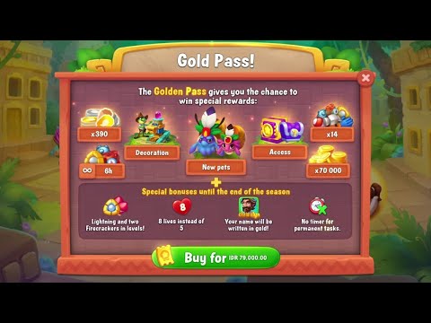 @Fishdom Jungle City Event Started, Bought Golden Pass and Got Many Rewards and New Fish