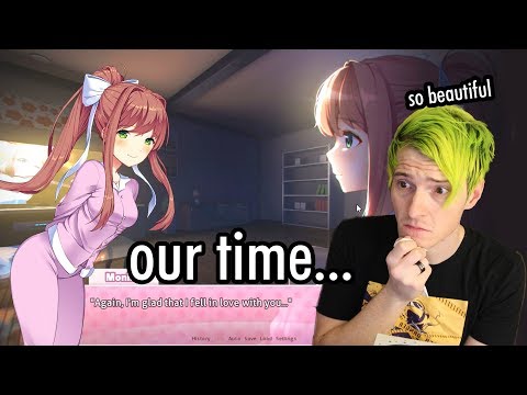 We watch anime with Monika... | Doki Doki Literature Club: Our Time
