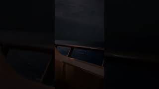 Balcony waves at night #holiday #cruisetravel #travel #ocean