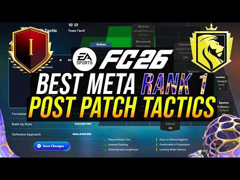 *POST PATCH* 15-0 Best META Rank 1 Custom Tactics & Formations in FC 26