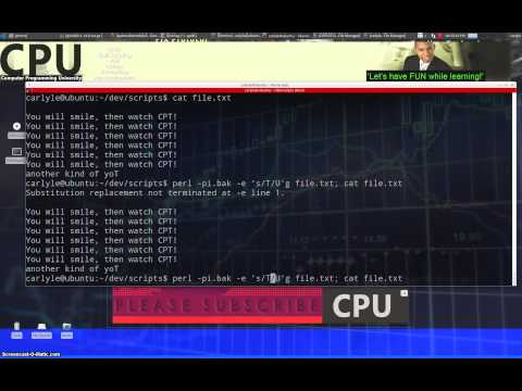Perl text substitution