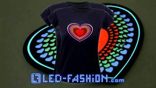 Leuchtendes Herz T-Shirt