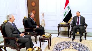رئيس مجلس الوزراء السيد مصطفى الكاظمي يستقبل السفير الاردني في بغداد
