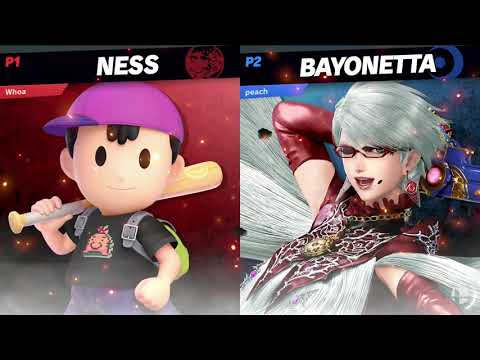 Hit Box Fusion 1: Grand Finals - Fow (Ness) Vs. Frawg (Bayonetta) - SSBU Ultimate Tournament