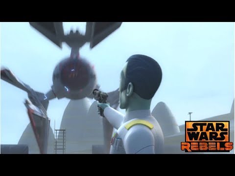 Star Wars Rebels: Ezra & Sabine steals an Imperial prototype TIE fighter