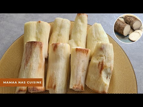 Manioc grillé au four sans épices facile et simple à faire à déguster bien chaud