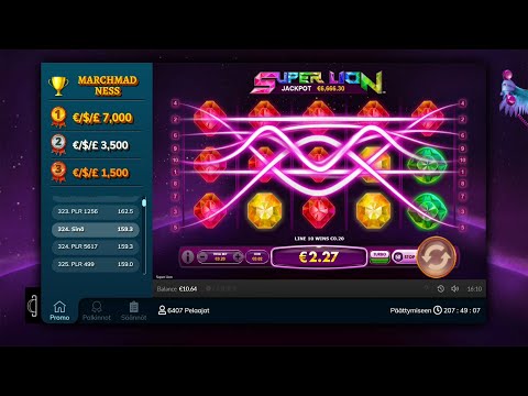 € 20 vs Super Lion thriller at Karamba online casino.
