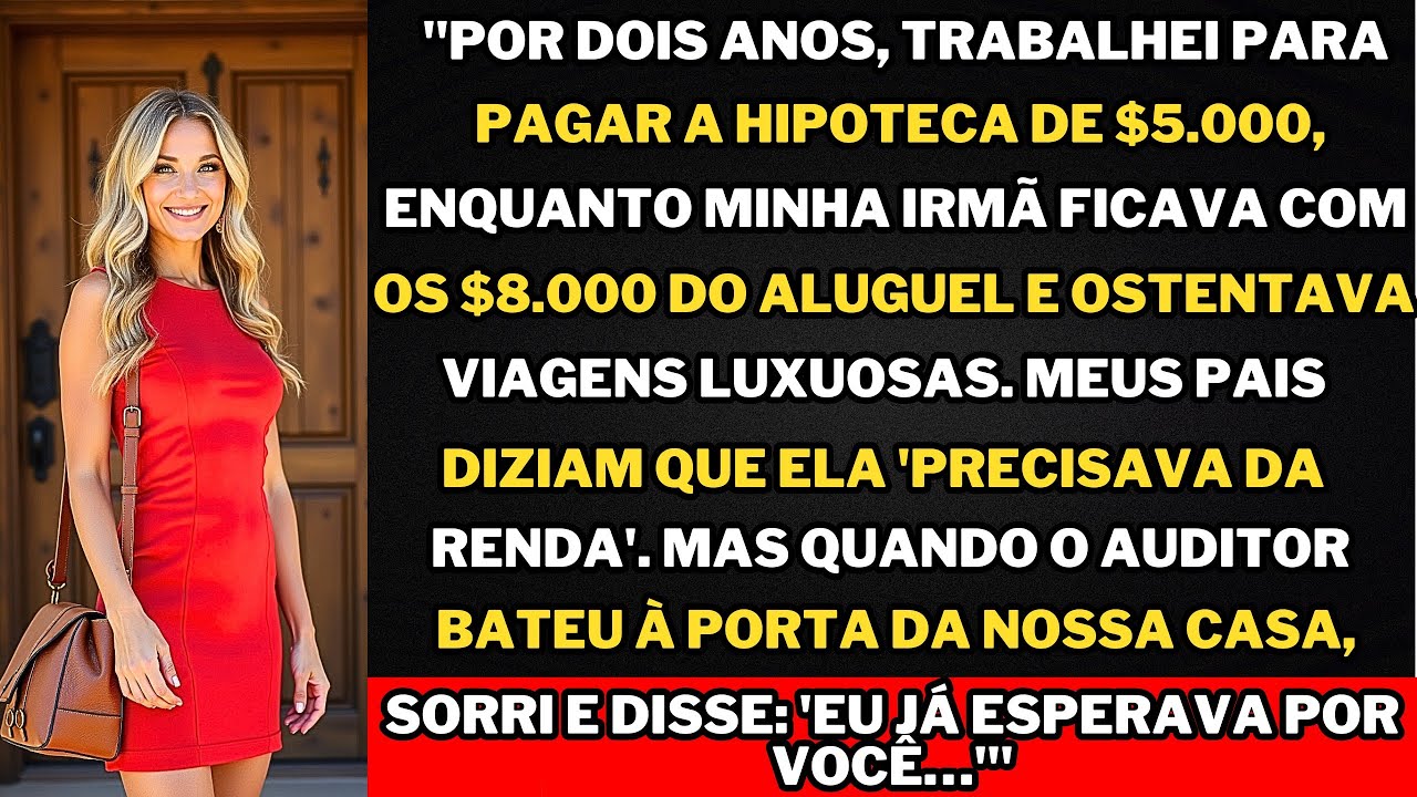 "Meus pais me exploraram para pagar a hipoteca enquanto minha irmã lucrava… até a auditoria revelar