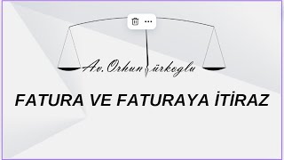 FATURANIN HUKUKİ NİTELİĞİ