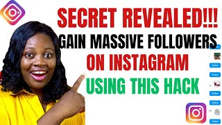 New Update On How To Gain Massive FOLLOWERS On INSTAGRAM Using Your Phone Or PC In 2024