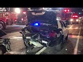 LAPD Crown Vic Rear-Ended By DUI Driver | Sun Valley