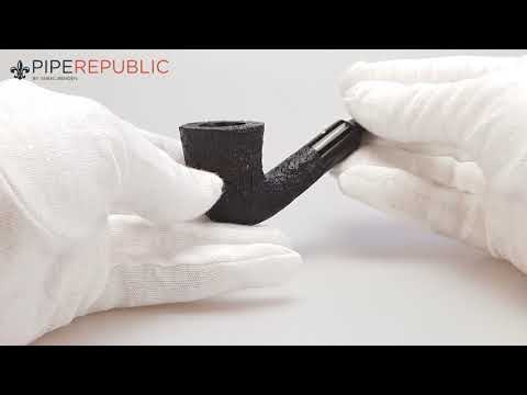 The White Spot Shell Briar Pfeifen Bent Dublin Einzelstück 2214