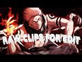 SUKUNA RAW CLIPS FOR EDITING SUKUNA VS JOGO 4K Jujutsu Kaisen Season 2