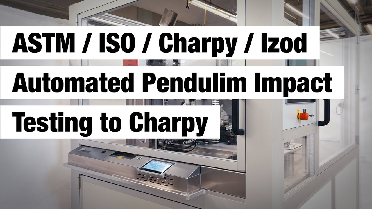 Robotic Testing System for Pendulum Impact Tests to Charpy, Izod, ISO and ASTM  -80 to +150 °C