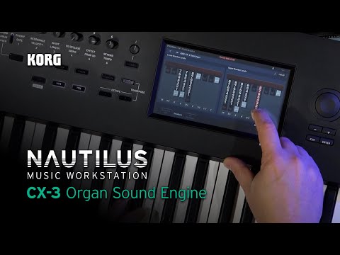 Korg Nautilus - CX-3 Tonewheel organ sound engine