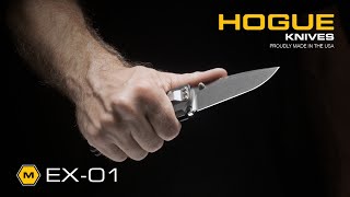 Складной нож Hogue EX-01 Black Tanto, сталь 154CM Ceracote™ Firearm Coating, рукоять стеклотекстолит G-Mascus, серо-зеленый