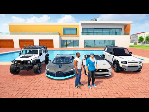 😍 I T A Central Indian Franklin Jeck New Luxury Car Purchase 🥳Indian Theft Auto Simulator ⛽️