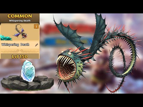 Whispering Death Max Level 150 Titan Mode - Dragons:Rise of Berk