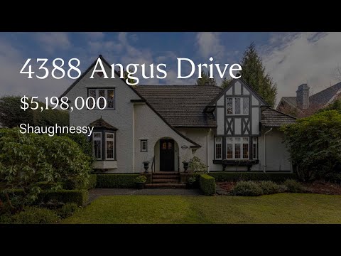 SHAUGHNESSY | Architecturally Impressive Tudor Property in Vancouver BC