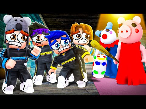 FUGA DA PIGGY NO ROBLOX COM TIME BRANCOALA - BrancoalaGames