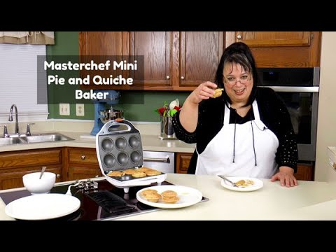 How to Make Mini Pies | Mini Chicken Pot Pies | Mini Peach Pies | Masterchef Mini Pie & Quiche Baker