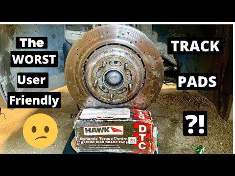 Watch this before buying HAWK DTC track race brake Pads