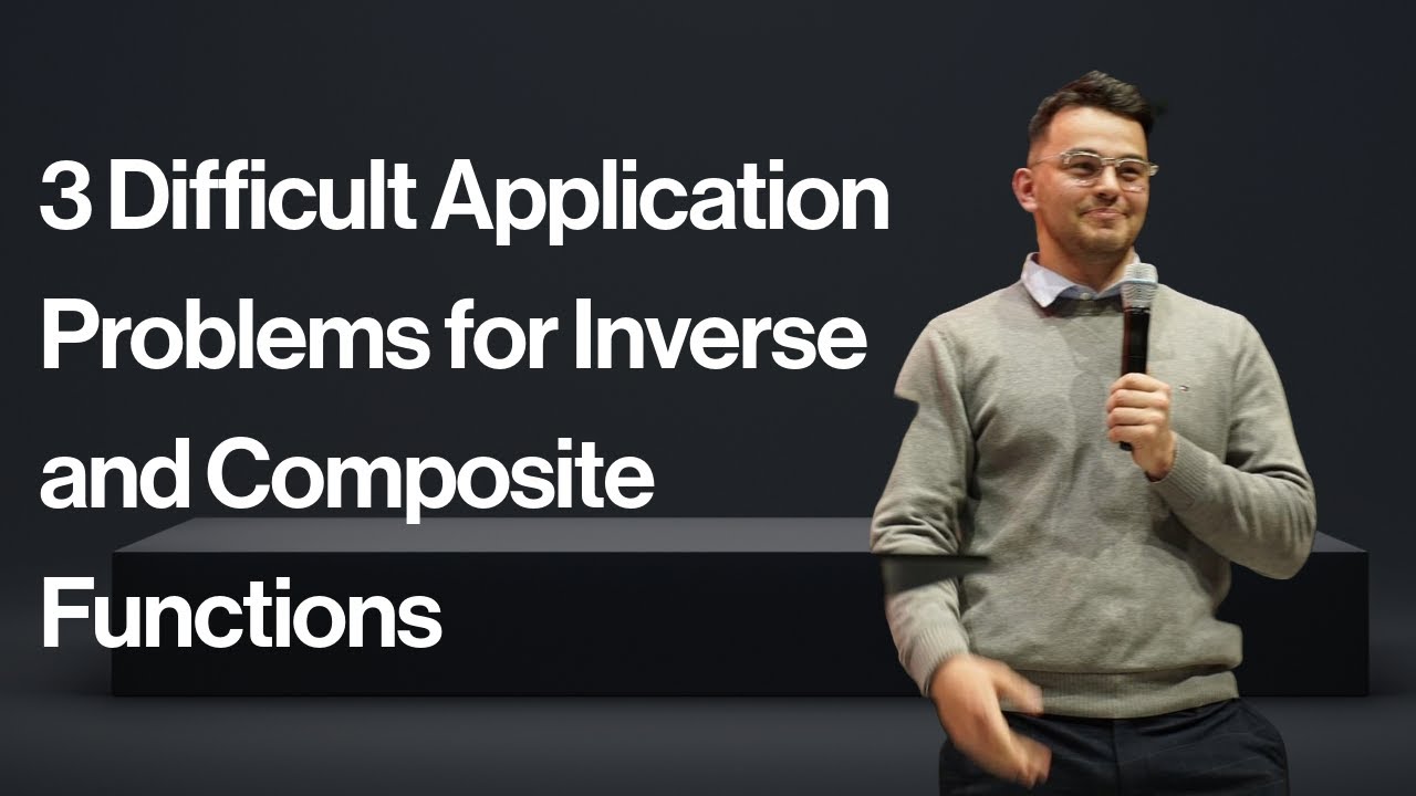 VCE 3/4 Methods Trial Class - Inverse and Composite Functions Difficult Applications
