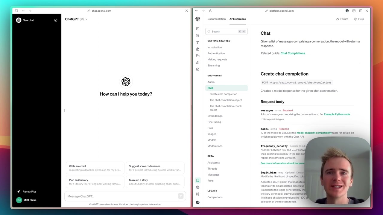 OpenAI Udemy - What's the difference between CHatGPT and OpenAI API? thumbnail