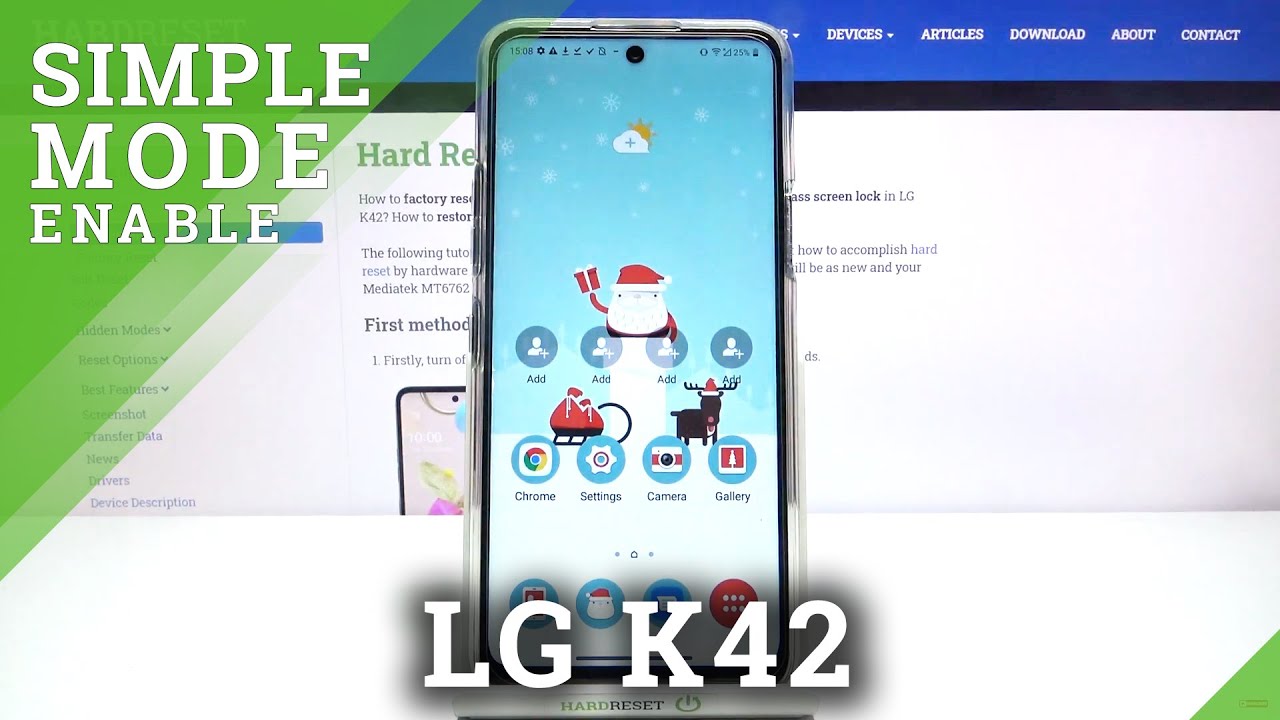 Enable & Activate Easy Mode - LG K42