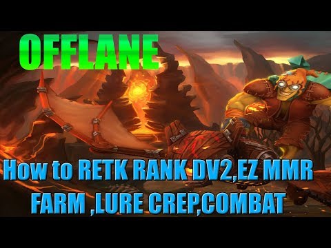 HOW TO RETK RANK 5k - EZ MMR - OFFLANE BATRIDER - LURE , FARM , COMBAT - GAMEPLAY DOTA 2 7.15