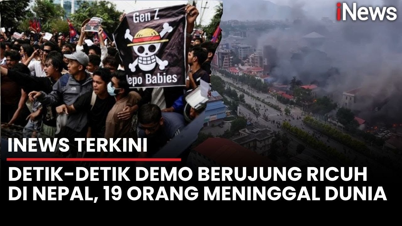 [FULL] Demo di Nepal Ricuh, Massa Bakar Rumah Politisi Hingga Parlemen | iNews Terkini (10/9)