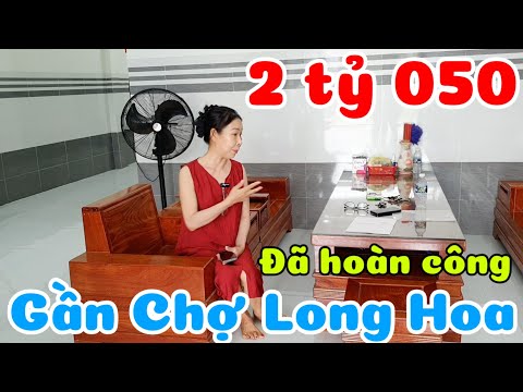 Bán nhà đẹp 6m đã hoàn công mặt đường nhựa giá 2 tỷ 050 triệu gần Chợ Long Hoa Hòa Thành Tây Ninh