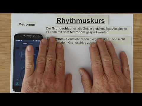 Schulstunde Musik:  Rhythmuskurs Einführung