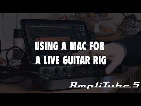 Amplitube 5 Live Guitar Rig with Apple Mac Mini