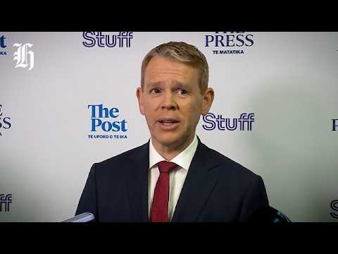 Thumbnail for Chris Hipkins speaks to the media following final debate with Luxon