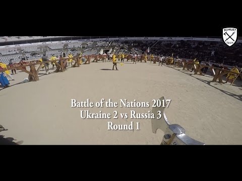 Battle of the Nations 2017 GoPro - Ukraine 2 vs Russia 3 by BuhurtTech