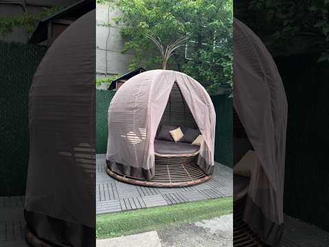 Елегант Біг з москітною #меблі #ротанг