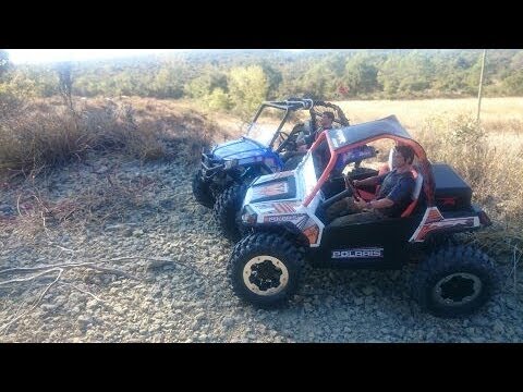 FIRST RUN AND ROCK CRAWLING NEW POLARIS RZR SCALE RC ADVENTURE