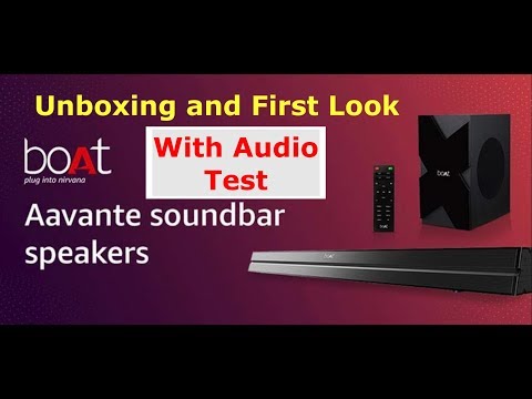 Boat AAvante 2.1 Soundbar with Woofer Unboxing and First Look