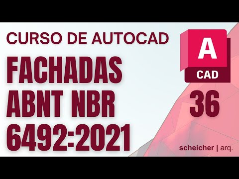 AUTOCAD - Fachadas ABNT NBR 6492:2021